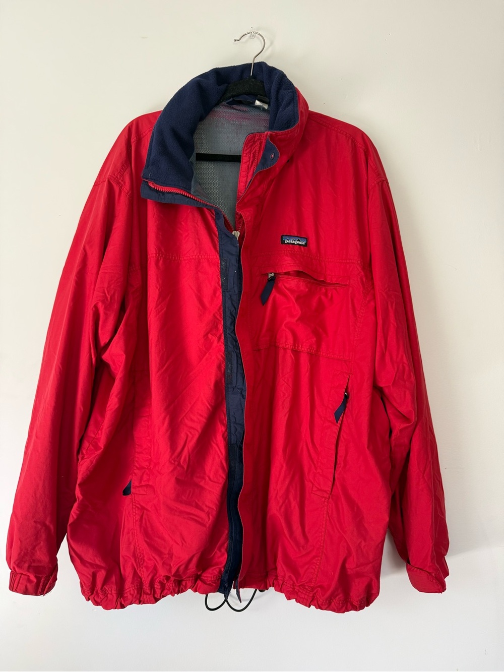 Patagonia 1986 Vintage Jacket Windbreaker Full Zip Res Mens Size XL Sty 83812